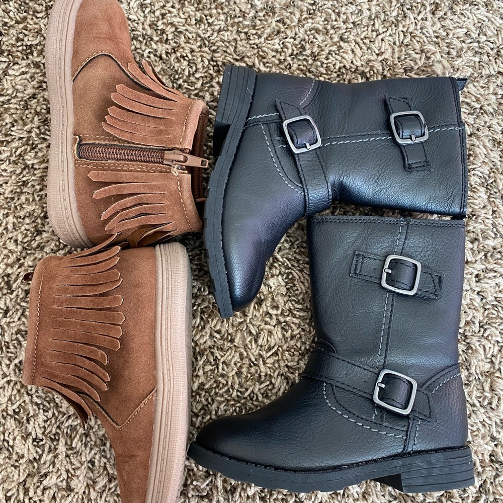 Two pairs of boots